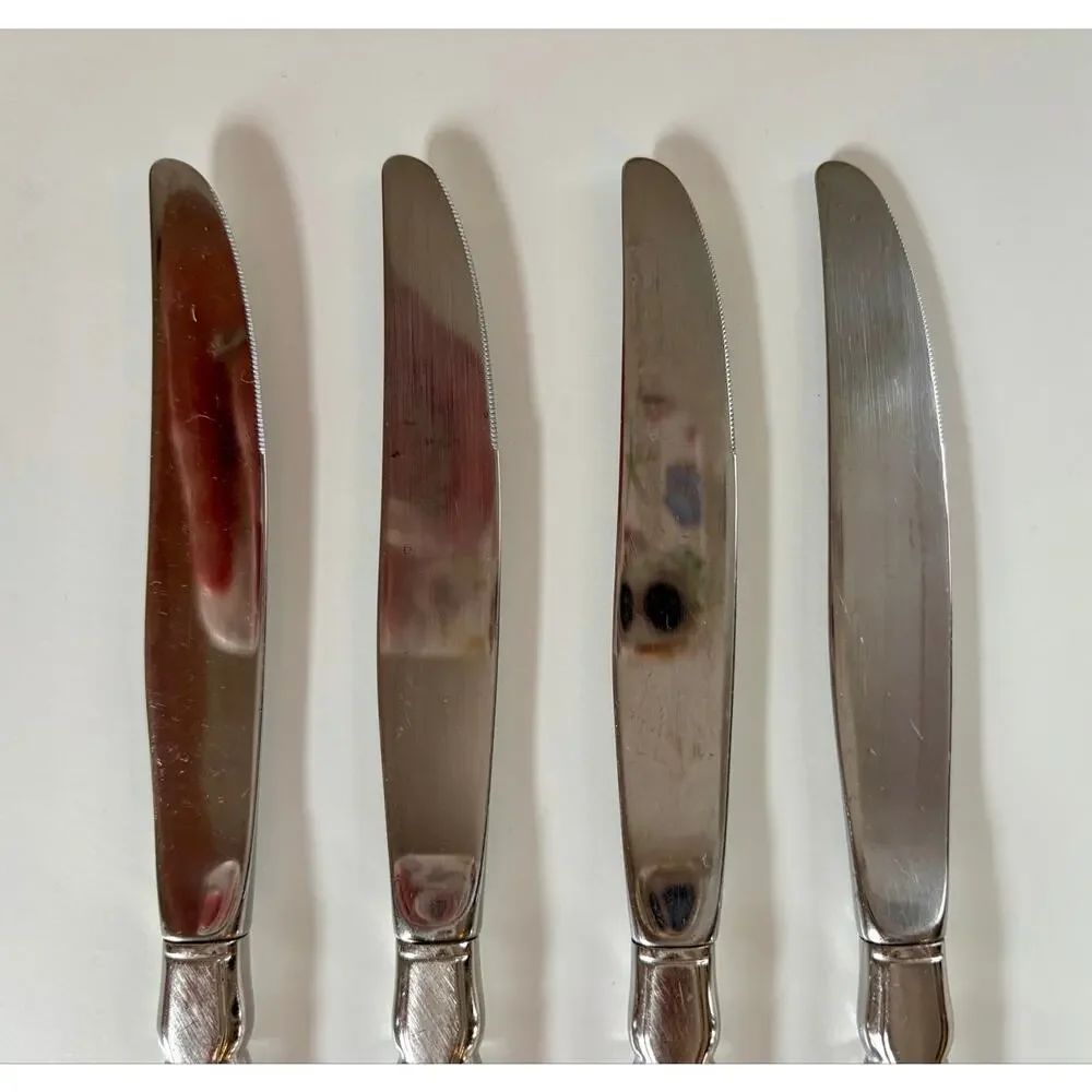 Oneida Cello Modern Hollow Dinner Knife Set of 4 (set 1)